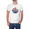 Camiseta Ancla Acuarela color blanco
