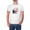 Camiseta Bailarina y Piano color blanco