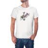 Camiseta Notas Musicales con Pájaros color blanco