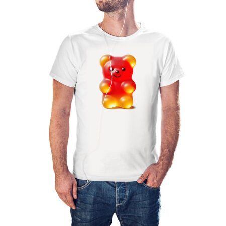 Camiseta Gummy Bear color blanco