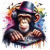 Diseño Chimpancé Dj