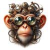 Diseño Mono Steampunk