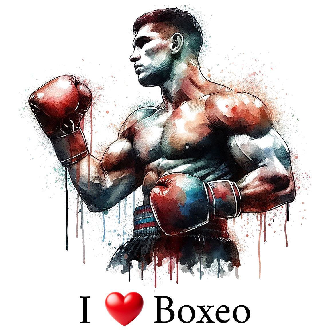 Diseño I Love Boxeo Diseño I Love Boxeo