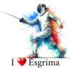 Diseño I Love Esgrima