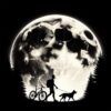 Diseño Paseando Bajo la Luna en Bicicleta
