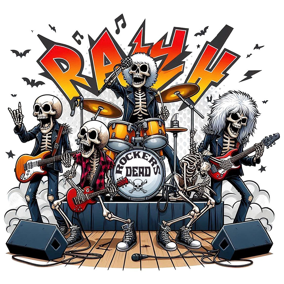 Diseño Los Rockeros Muertos