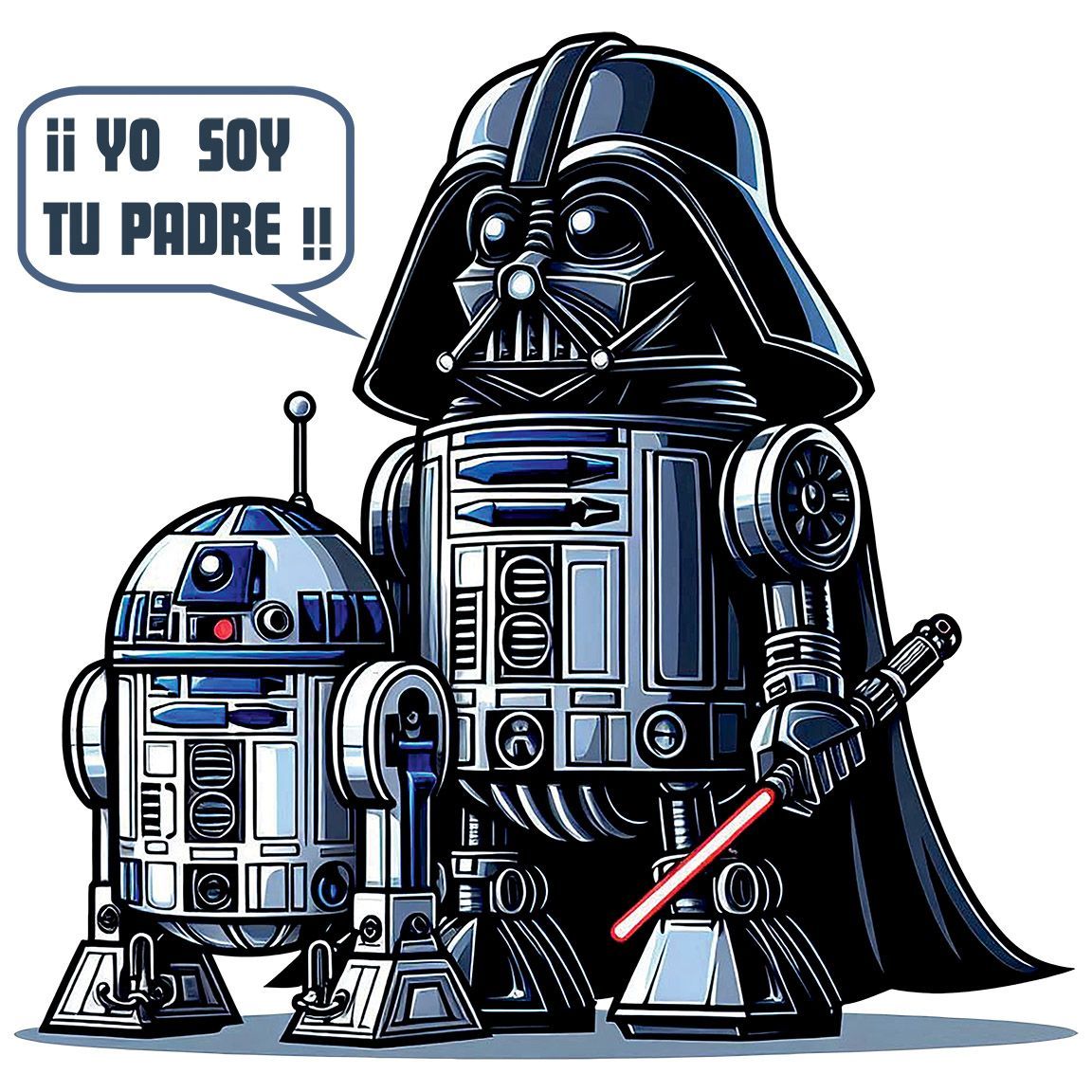 Diseño Yo Soy tu Padre R2 Vader Diseño Yo Soy tu Padre R2 Vader