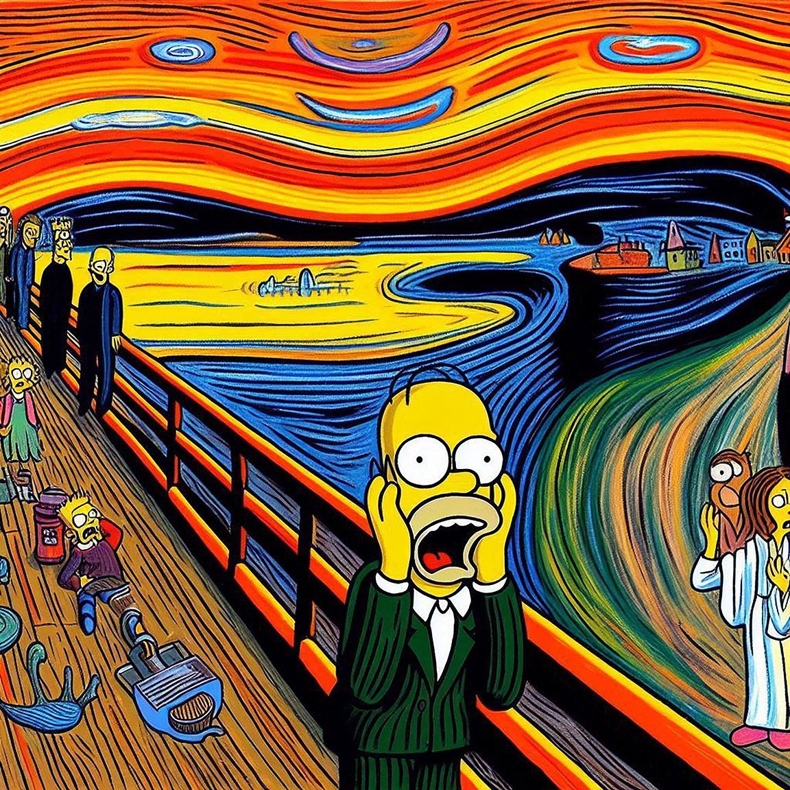 Diseño El Grito de Homer