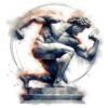 Diseño Estatua Olímpico Griego