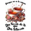 Diseño Porque no es lo mismo dos tazas de té que dos tetazas