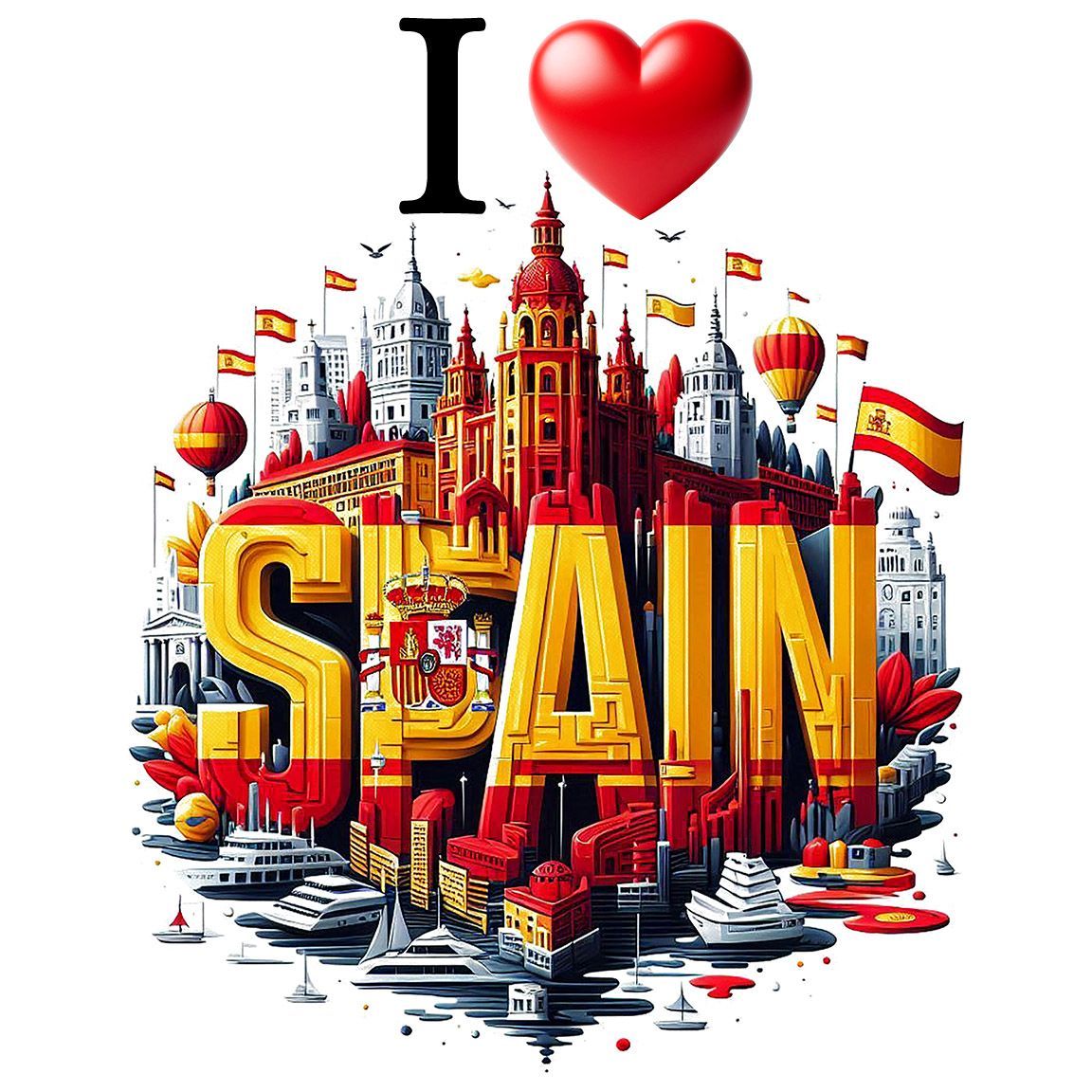 Diseño I Love Spain