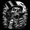 Diseño Vampiro Hambiento con Sombrero