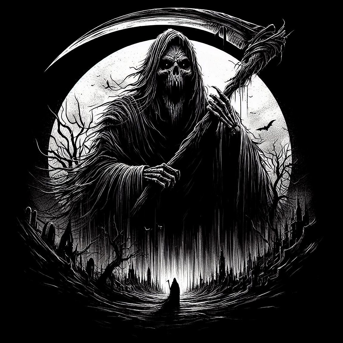 Diseño La Muerte Delante de la Luna