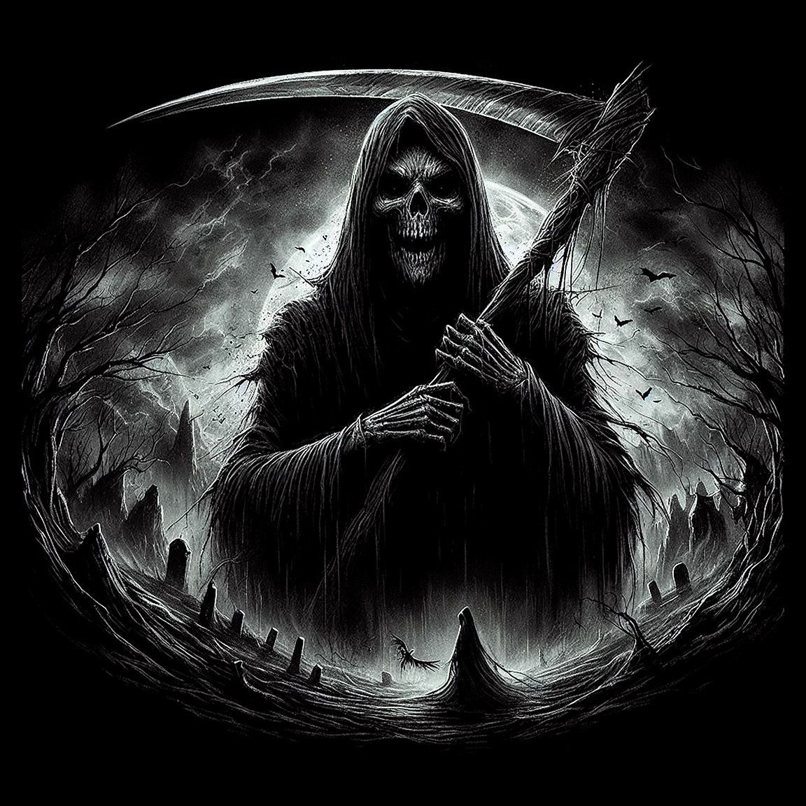 Diseño La Muerte en el Cementerio