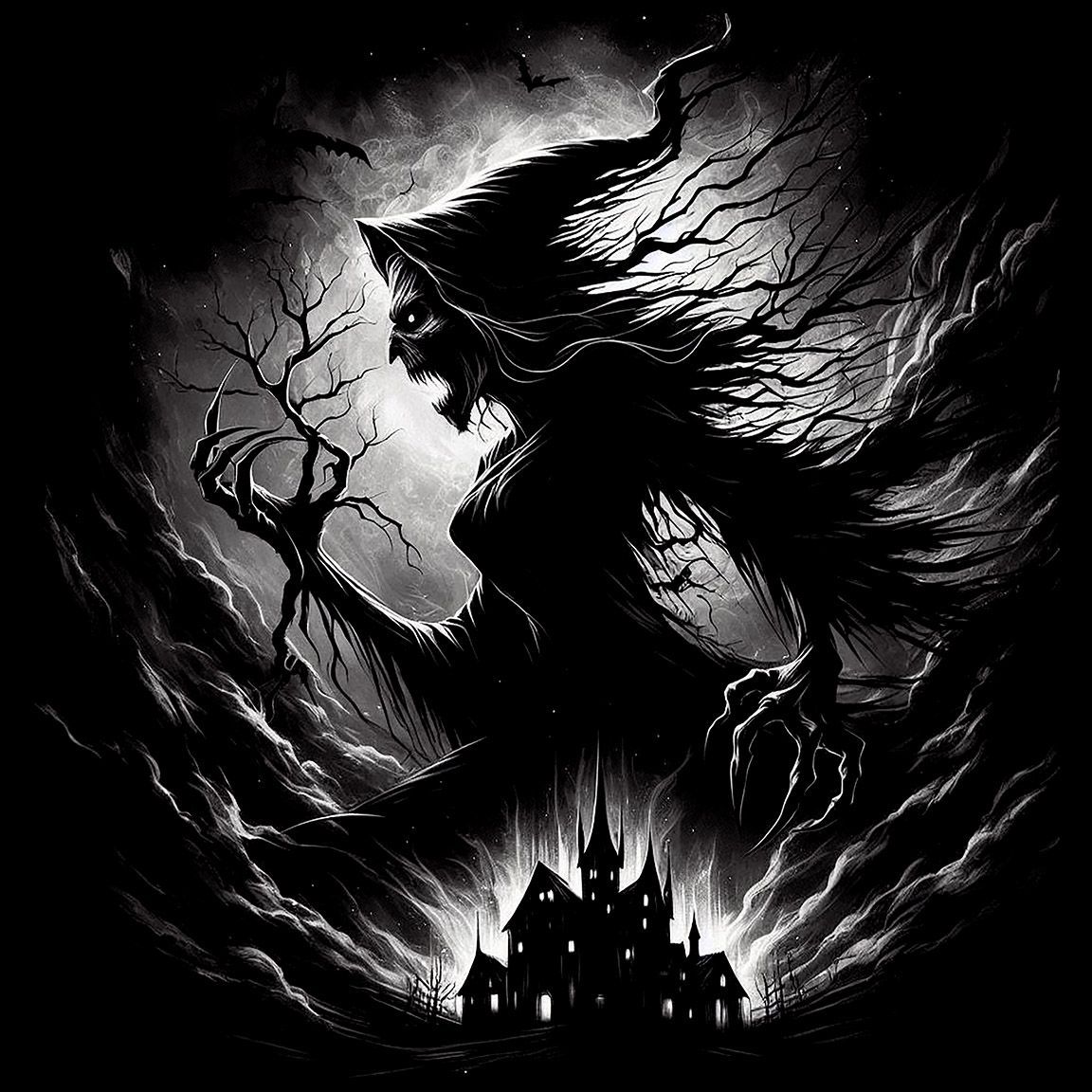 Diseño Bruja Tenebrosa