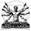 Diseño Hombre Vitruvio DJ