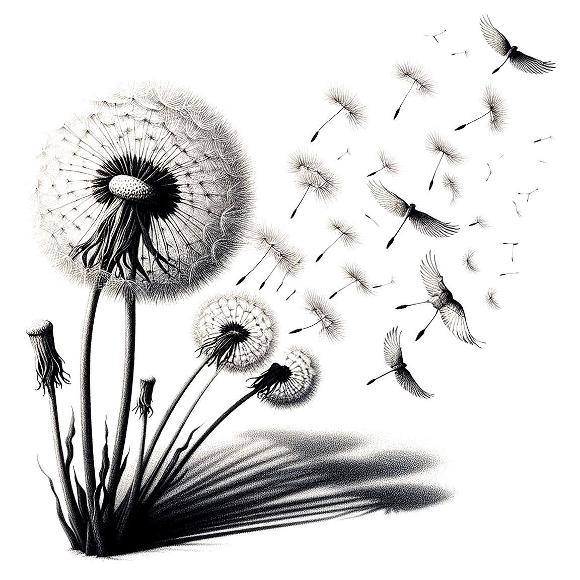 Diseño Diente de León al Viento