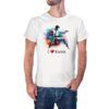Camiseta I Love Karate color blanco
