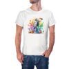 Camiseta Dios Griego Dionisio Acuarela color blanco Camiseta Dios Griego Dionisio Acuarela color blanco