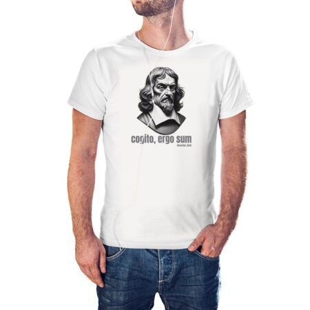 Camiseta Cogito Ergo Sum color blanco
