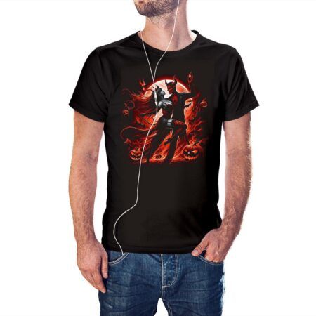 Camiseta Baile con el Diablo color negro