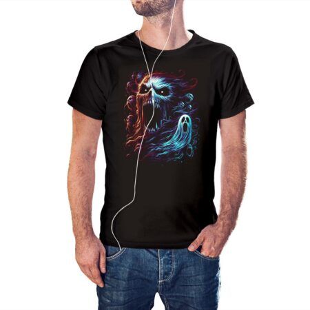 Camiseta Espectro Neón color negro