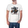 Camiseta Caricatura Chico Rapero color blanco