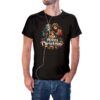 Camiseta Nacimiento Merry Christmas color negro
