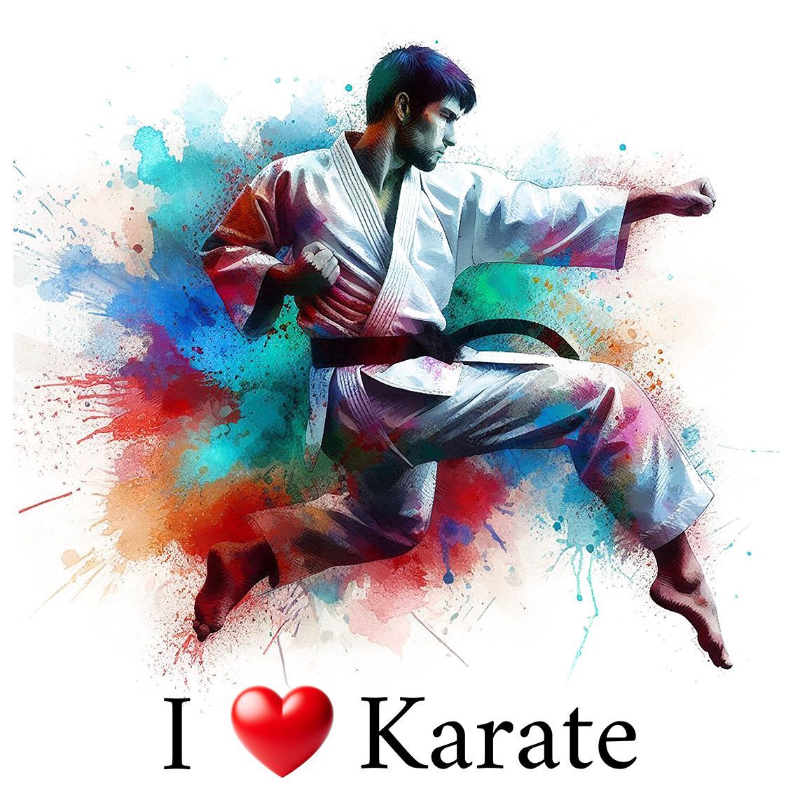 Diseño I Love Karate