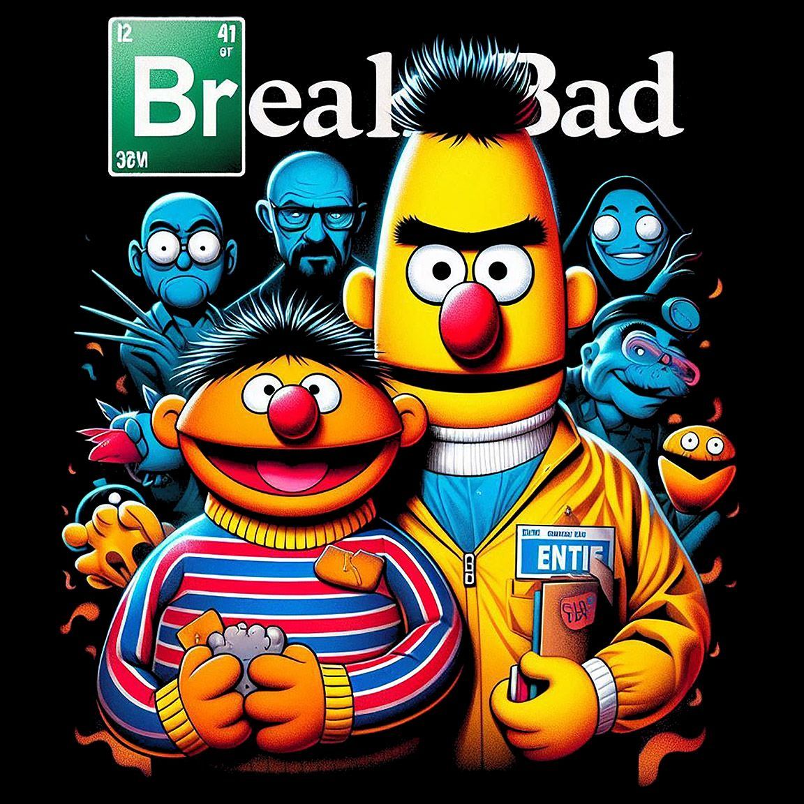 Diseño Breaking Bad Muppet