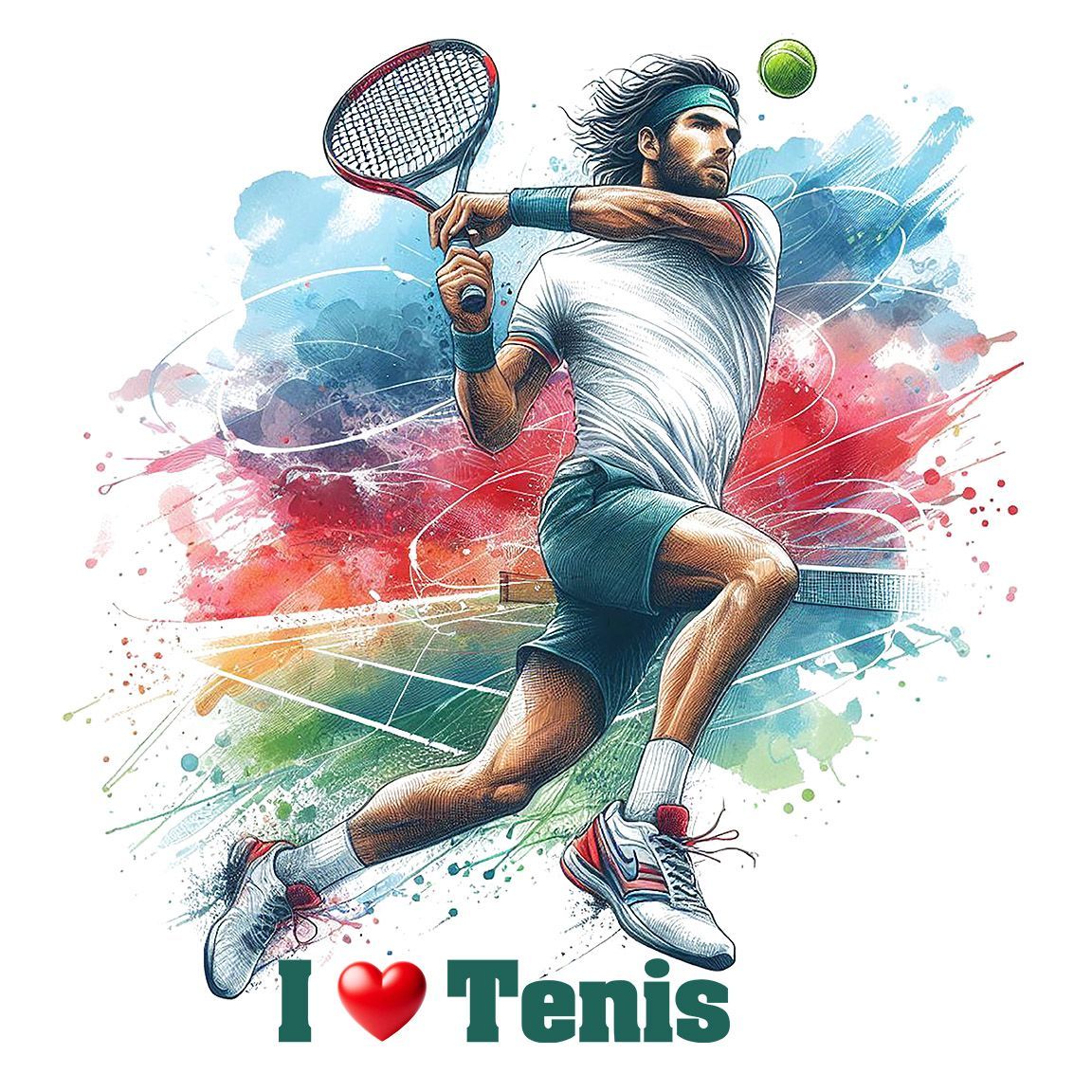 Diseño I Love Tenis