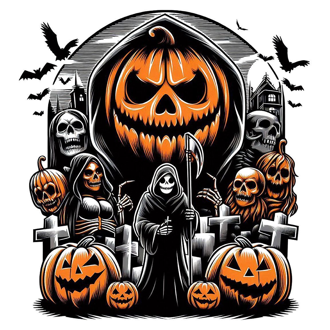 Diseño Calabaza Encapuchada Diseño Calabaza Encapuchada