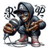 Diseño Caricatura Chico Rapero