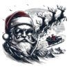 Diseño Papa Noel con Gafas de Sol