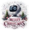 Diseño Robot Merry Christmas