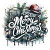 Diseño Merry Christmas Hip Hop