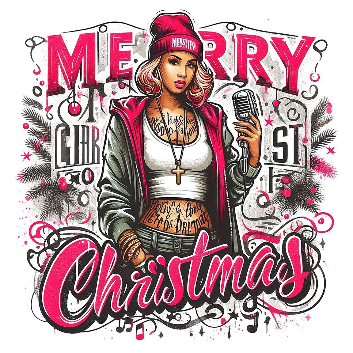 Diseño Merry Christmas Rap
