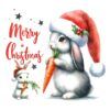 Diseño Conejo Merry Christmas Diseño Conejo Merry Christmas