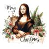 Diseño Mona Lisa Merry Christmas
