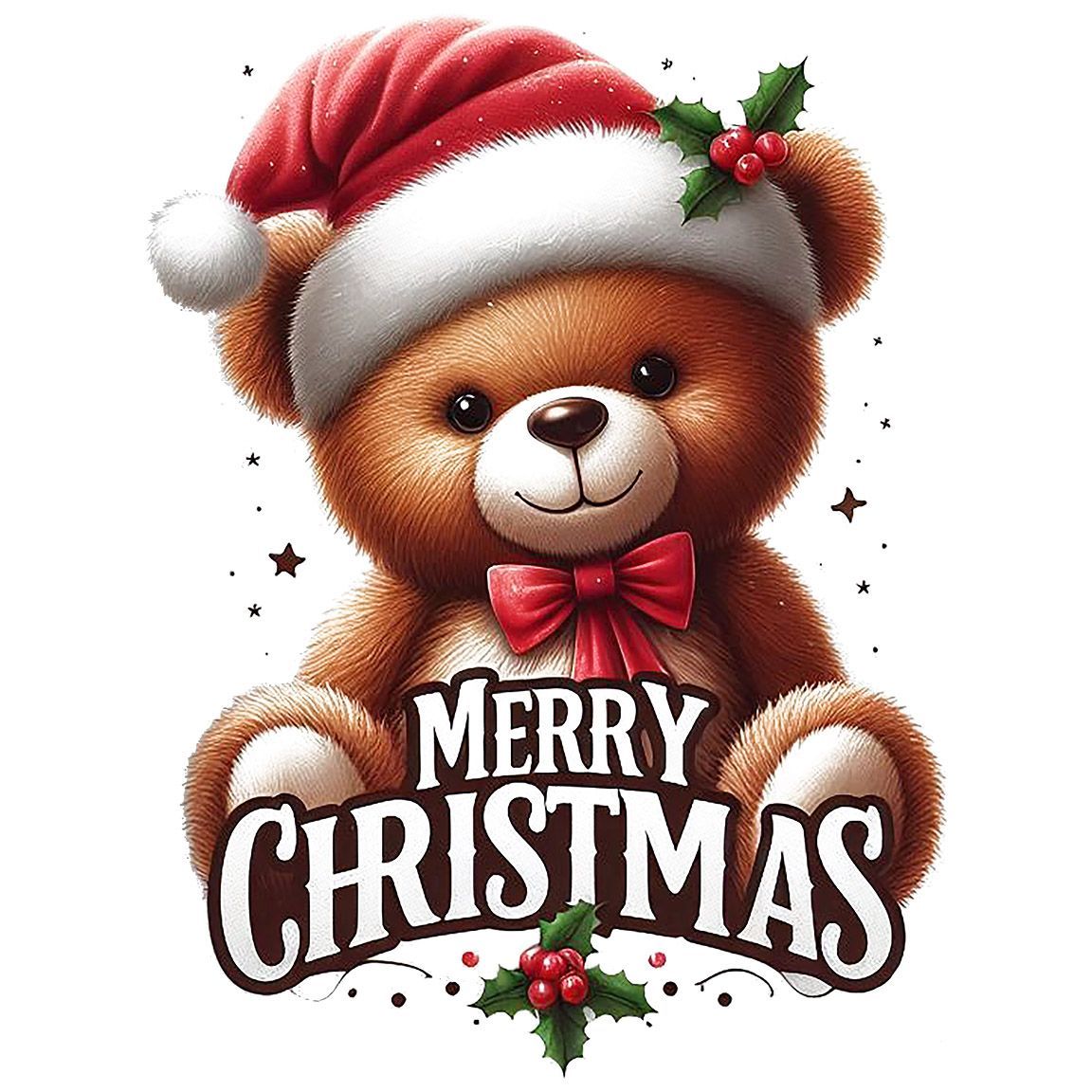 Diseño Osito Merry Christmas