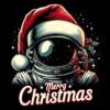 Diseño Astronauta Merry Christmas