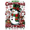 Diseño Snowman Merry Christmas