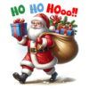 Diseño Santa Regalos Ho Ho Ho