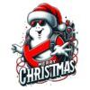Diseño Merry Christmas Ghostbusters Diseño Merry Christmas Ghostbusters