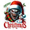 Diseño Scary Snowman Merry Christmas
