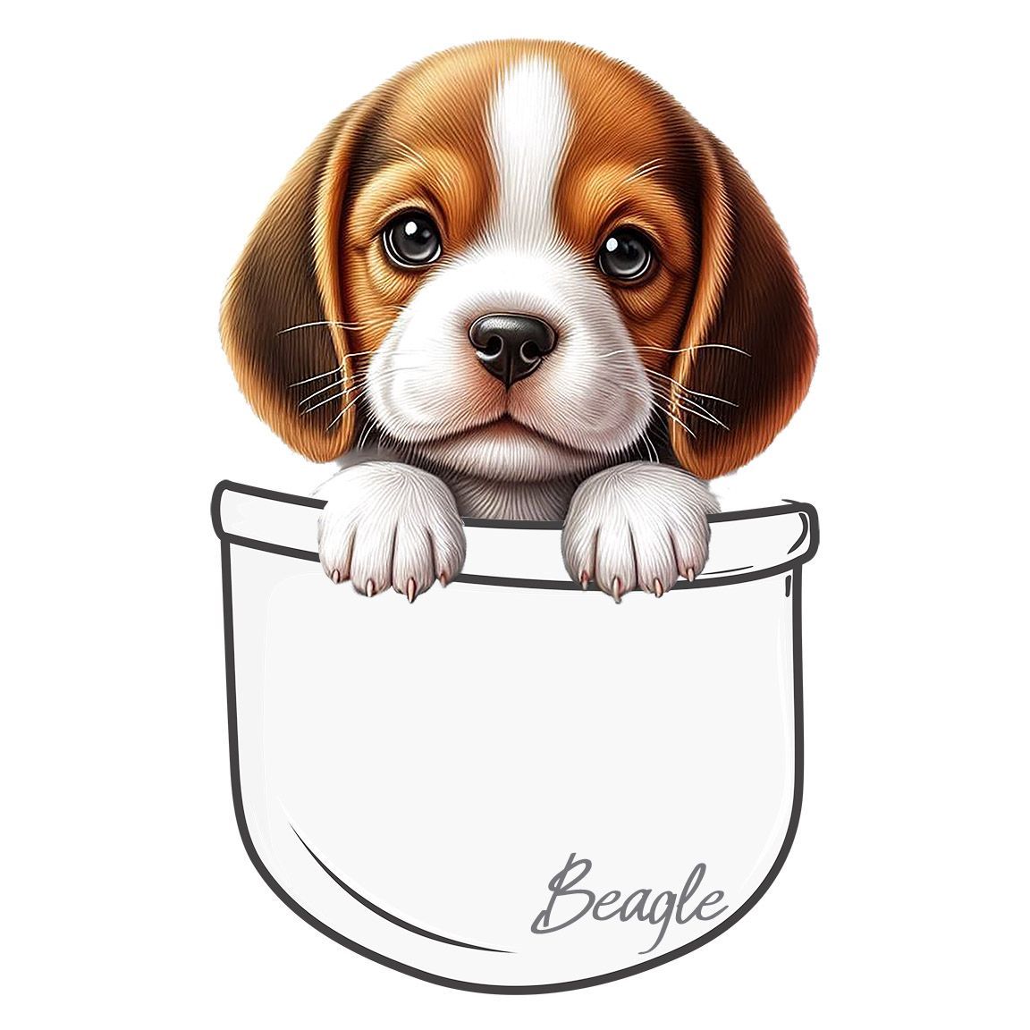 Diseño Cachorrito Beagle en Bolsillo