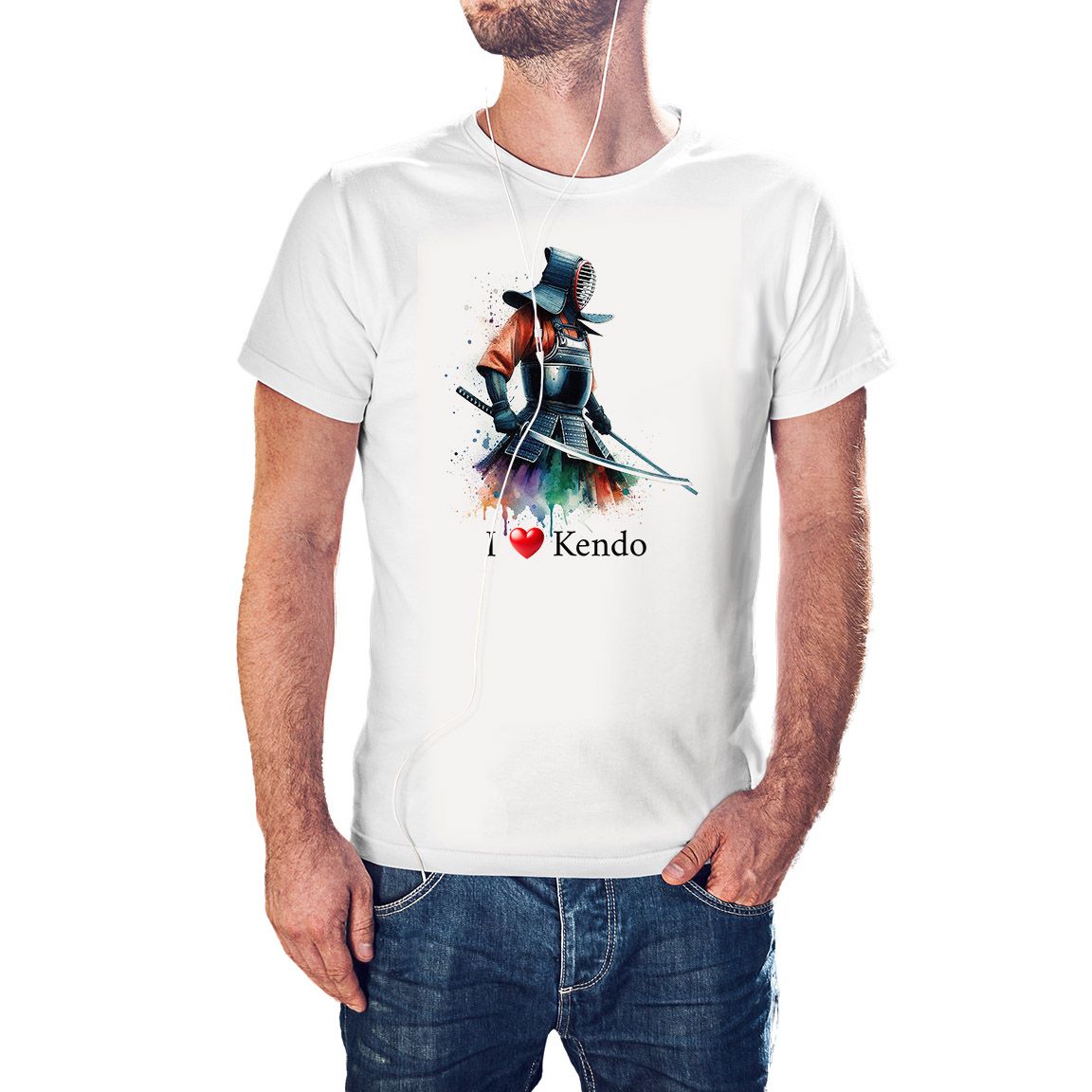 Camiseta I Love Kendo color blanco Camiseta I Love Kendo color blanco
