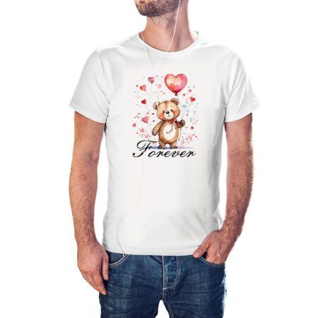 Camiseta Osito Globo Forever color blanco