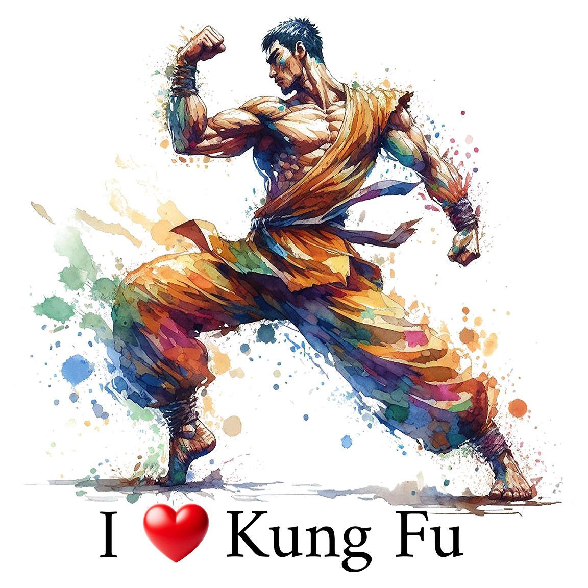 Diseño I Love Kung Fu