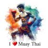 Diseño I Love Muay Thai